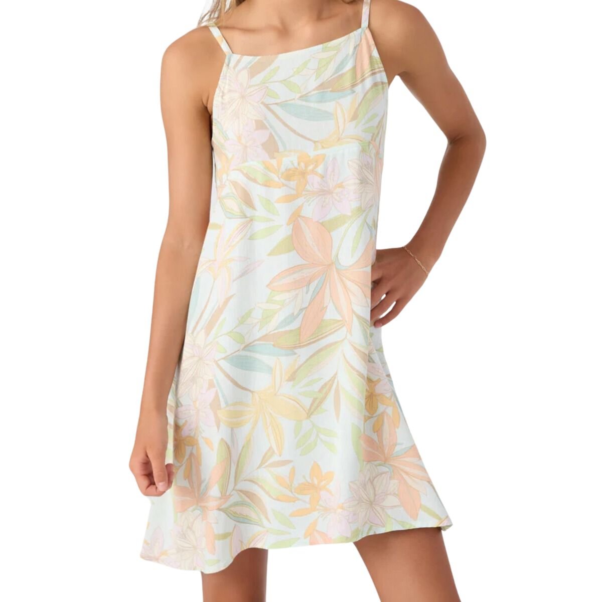 O'Neill Girls Stasia Tank Dress in Skylight - BoardCo