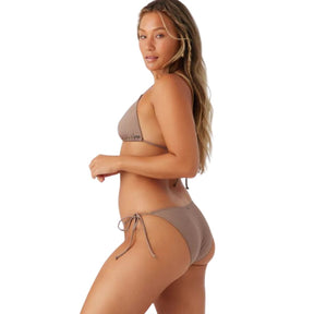 O'Neill Saltwater Solids Maracas Bikini Bottoms in Deep Taupe - BoardCo