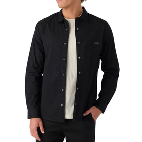 O'Neill TRVLR Drifter Overshirt in Black - BoardCo