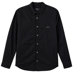 O'Neill TRVLR Drifter Overshirt in Black - BoardCo