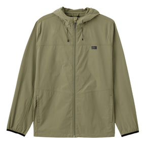 O'Neill TRVLR Stretch Windbreaker Jacket in Deep Lichen Green - BoardCo