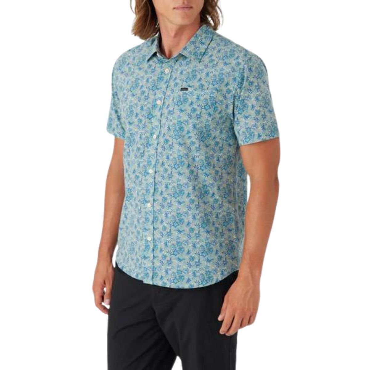 O'Neill TRVLR UPF Traverse Standard Shirt in Seagrass - BoardCo