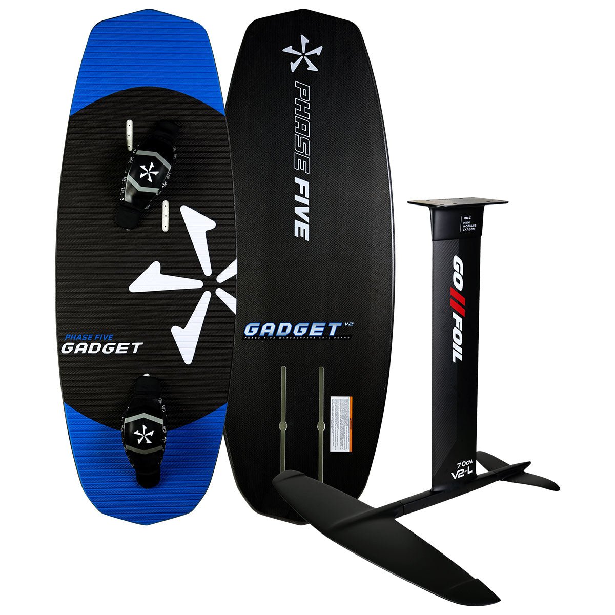 Phase 5 Gadget V2 + Go Foil RSX Flip Wake Foil Package - BoardCo