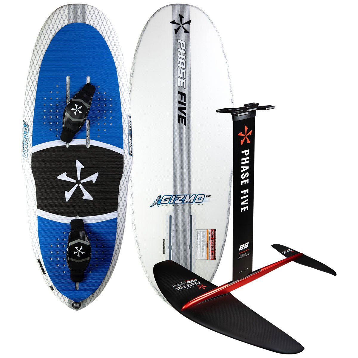 Phase 5 Gizmo V2 + Nova V2 Wake Foil Package 2025 - BoardCo