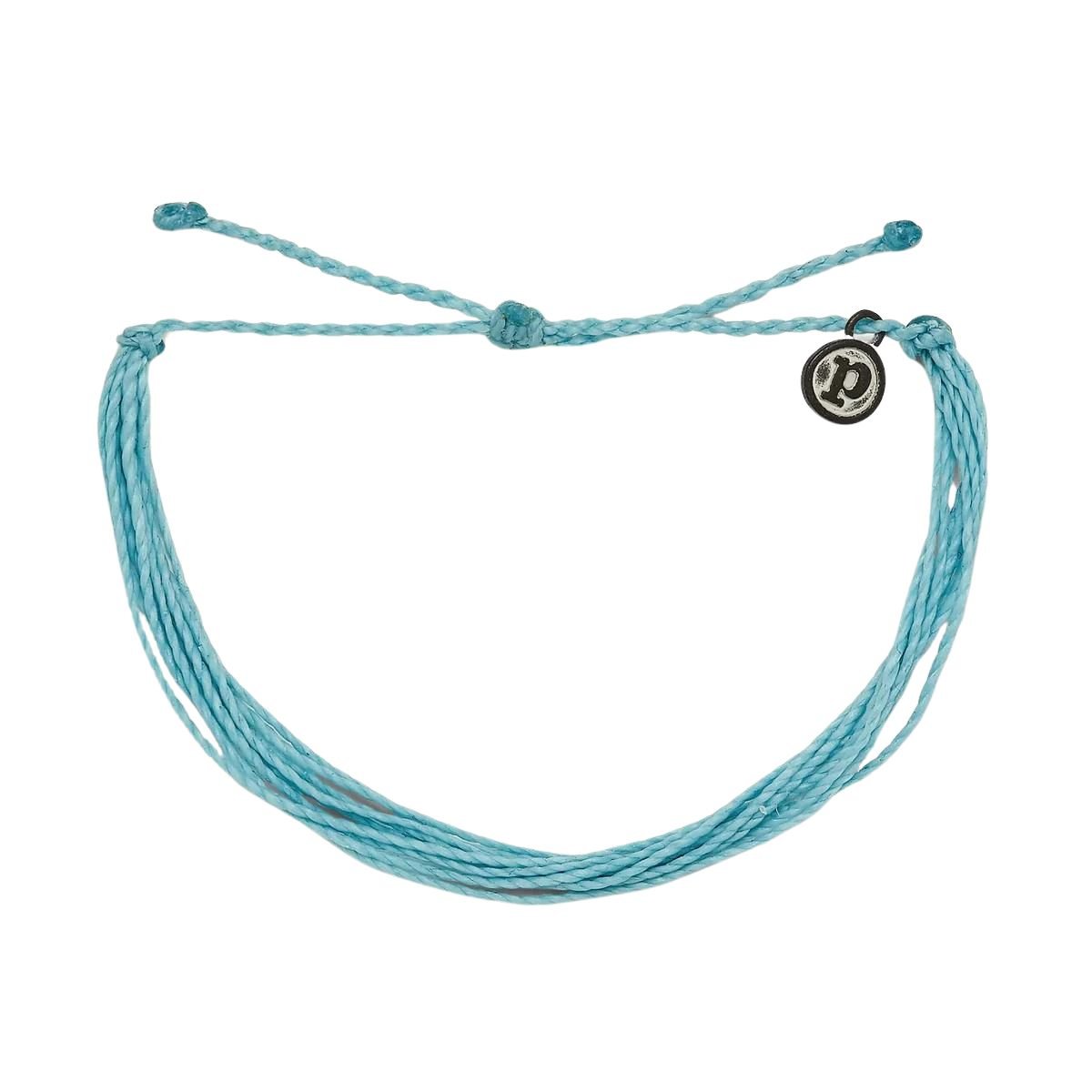 Pura Vida Bright Solid Original Bracelet in Crystal Blue - BoardCo