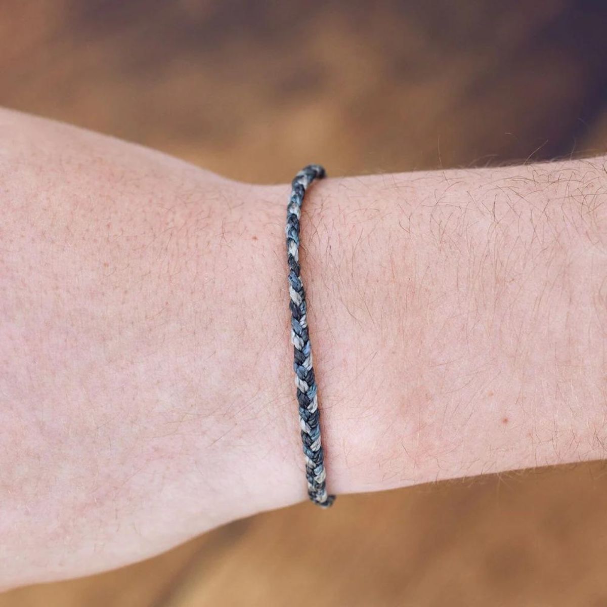 Pura Vida Mini Braided Bracelet in Steel - BoardCo