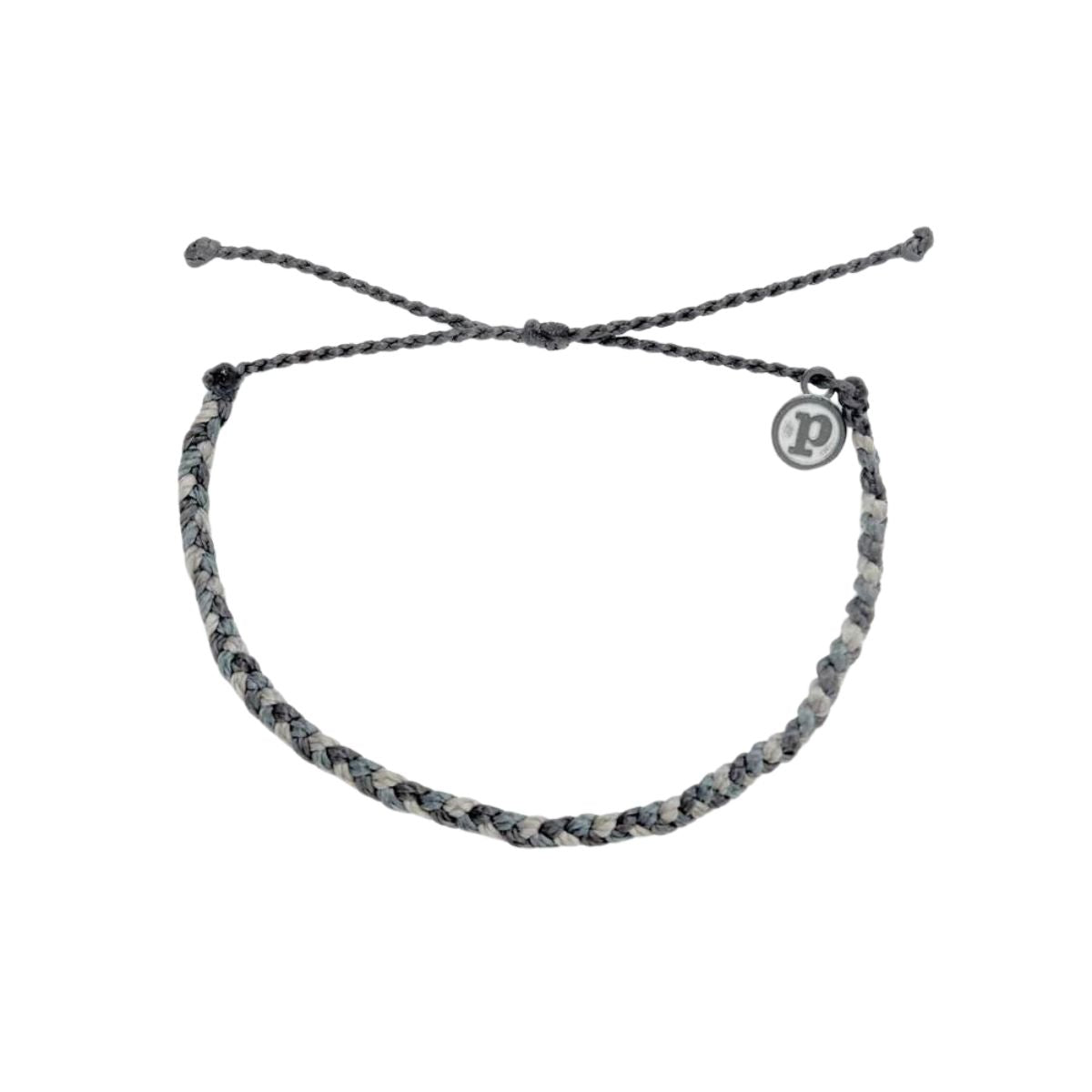 Pura Vida Mini Braided Bracelet in Steel - BoardCo