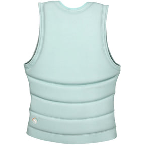 Radar Lyric Women's Impact Wake Vest in Aqua Blue / White - BoardCo