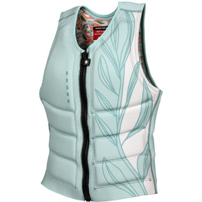 Radar Lyric Women's Impact Wake Vest in Aqua Blue / White - BoardCo