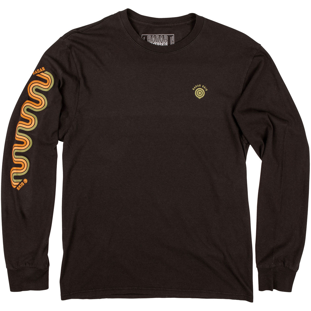 Radar Swerving Long Sleeve Tee in Black - BoardCo