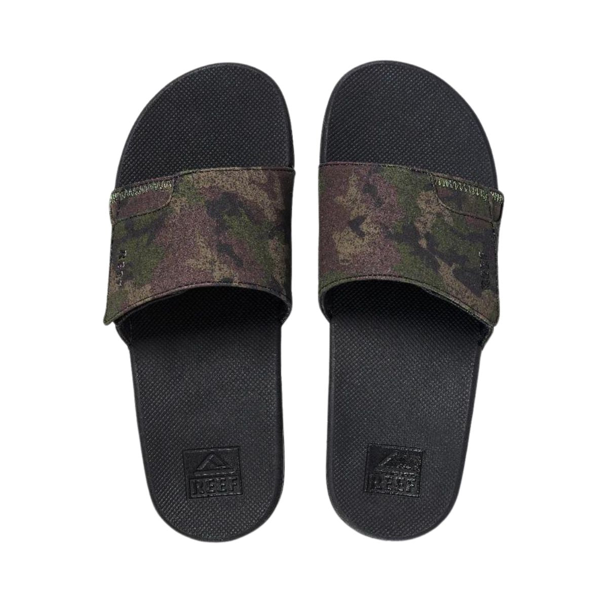 Reef Men's Fanning Slide in Olive Camo - BoardCo