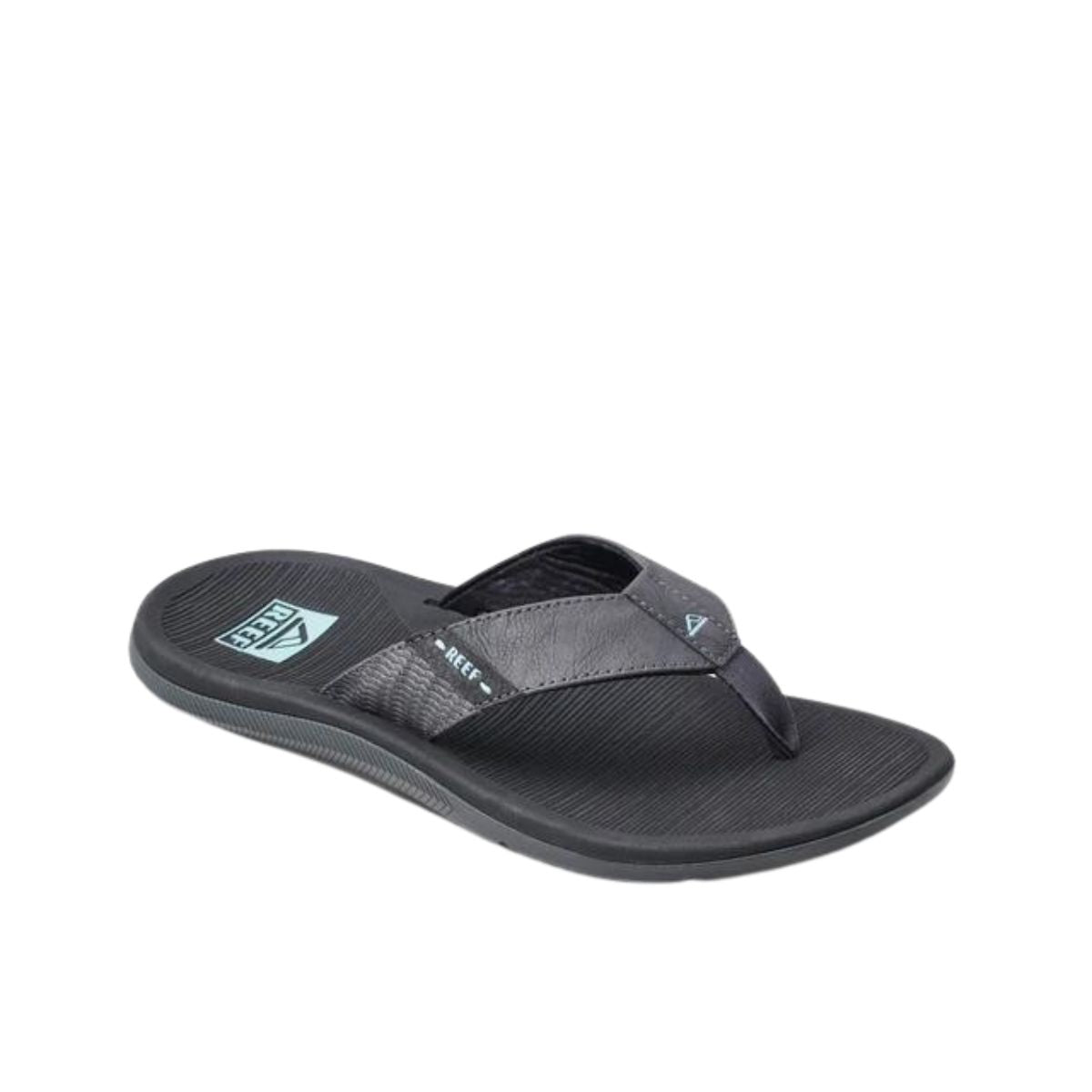 Reef Santa Ana Men's Sandal in Gunmetal/Ocean - BoardCo