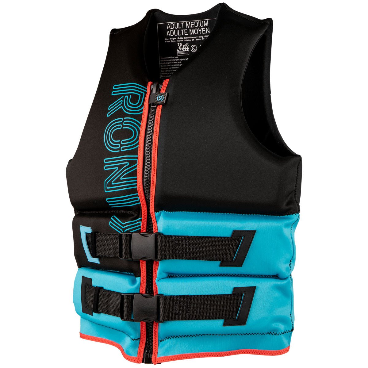 Ronix Cloud Break Women's CGA Life Jacket in Blue / Black - BoardCo