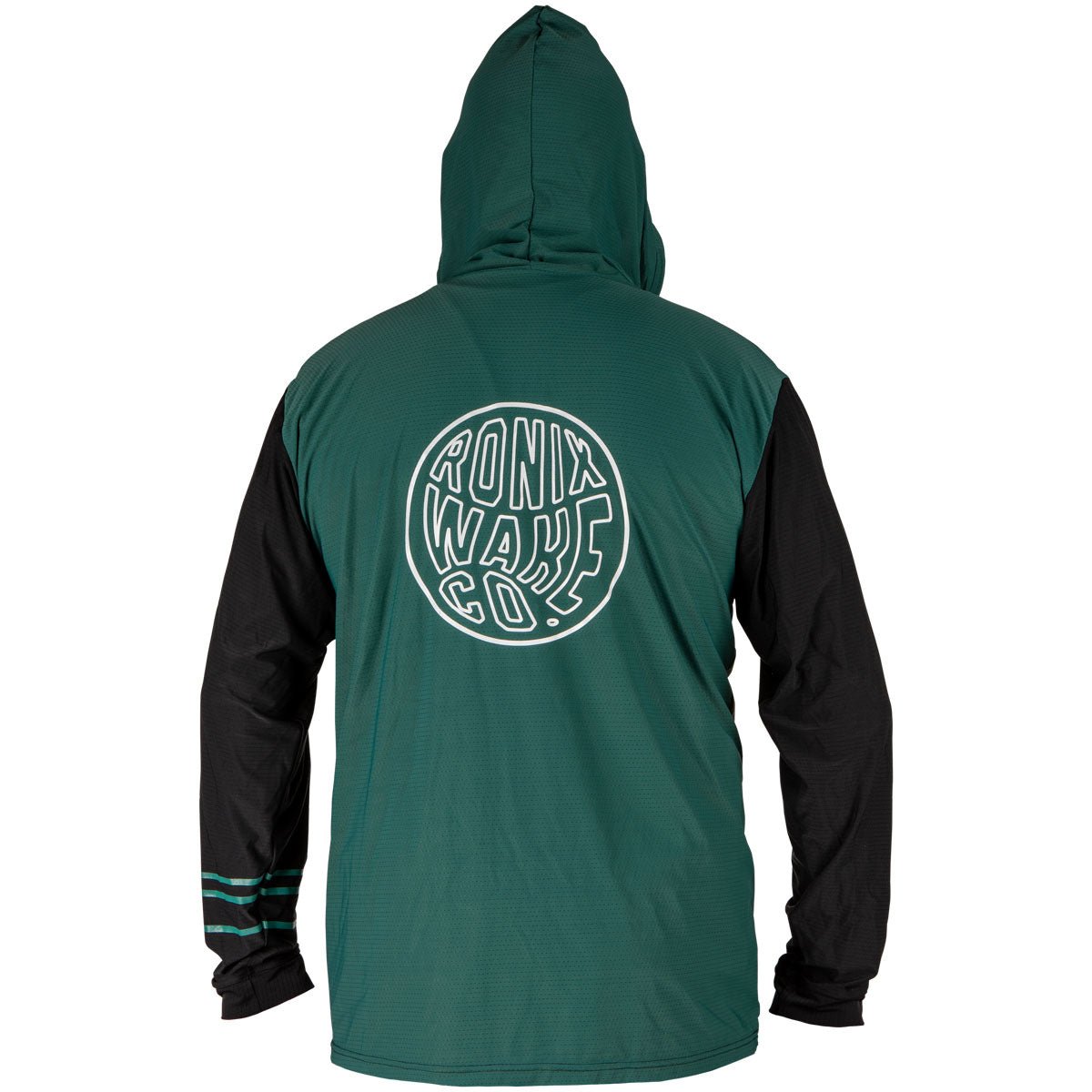 Ronix UV Shade / Wick Dry Hoodie in Jade / Black - BoardCo