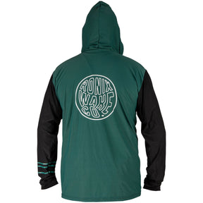 Ronix UV Shade / Wick Dry Hoodie in Jade / Black - BoardCo