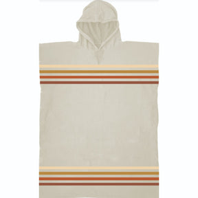 Sand Cloud Border Classic Stripe Poncho Natural - BoardCo