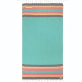 Sand Cloud Rasta Stripe Herringbone with Zip Pocket Towel - BoardCo