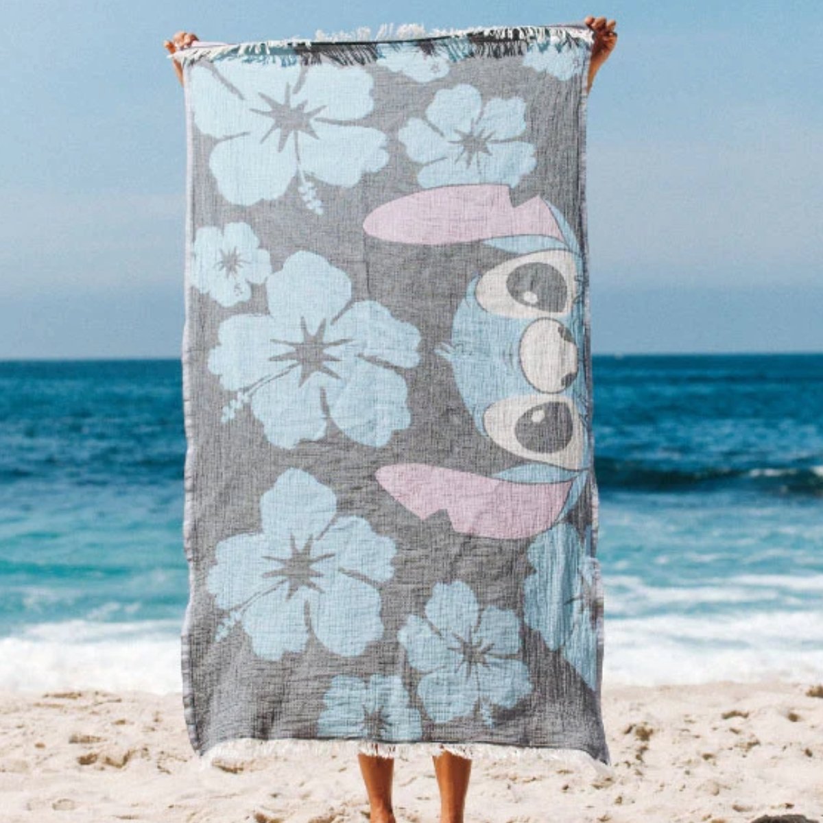 Sand Cloud Stitch Hibiscus Beach Towel - BoardCo