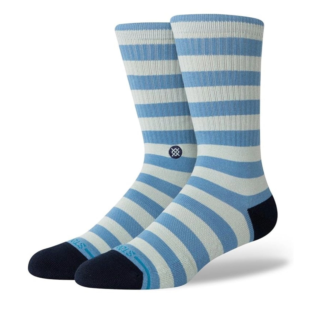 Stance Breton Crew Socks in Blue - BoardCo