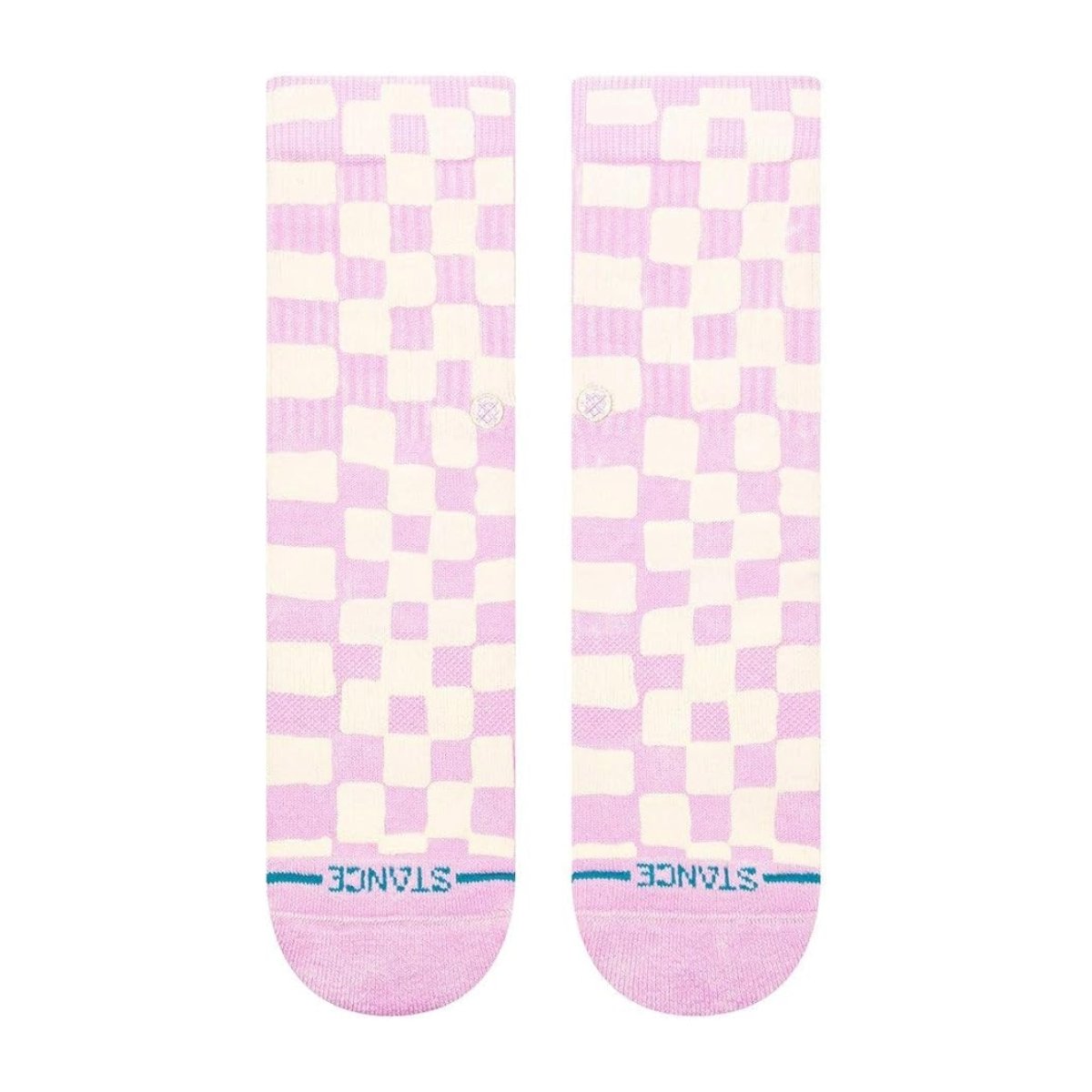 Stance Checkidy Check Kids Socks in Lilac Ice - BoardCo