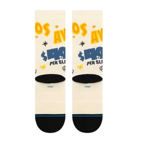 Stance Food Stand Crew Socks in Canvas - BoardCo