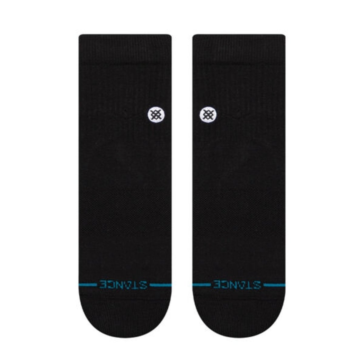 Stance Icon Quarter Socks in Black - BoardCo