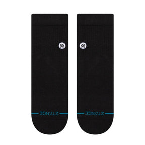 Stance Icon Quarter Socks in Black - BoardCo