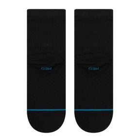 Stance Icon Quarter Socks in Black - BoardCo