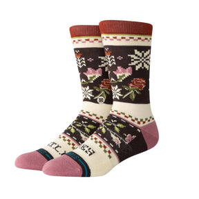 Stance Mistling Toes Crew Socks in Dusty Rose - BoardCo