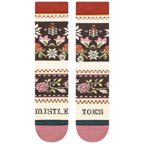 Stance Mistling Toes Crew Socks in Dusty Rose - BoardCo