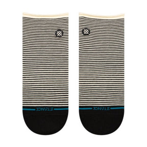 Stance Skelter Quarter Socks in Black - BoardCo