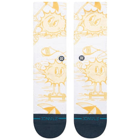 Stance Sonny's Crew Socks in Yellow - BoardCo