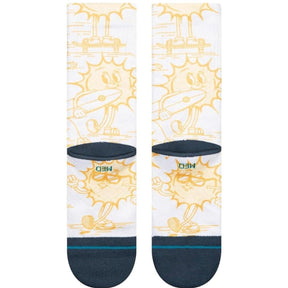 Stance Sonny's Crew Socks in Yellow - BoardCo