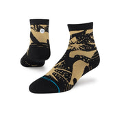 Stance Sun Dust Quarter Socks in Black/Brown - BoardCo