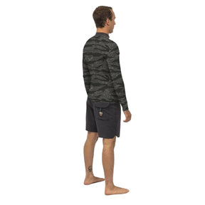 Vissla 2mm Solid Sets Front Zip Jacket in Black Camo - BoardCo