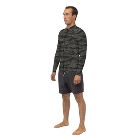 Vissla 2mm Solid Sets Front Zip Jacket in Black Camo - BoardCo