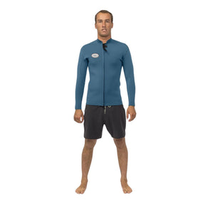 Vissla 2mm Solid Sets Front Zip Jacket in Dusk - BoardCo