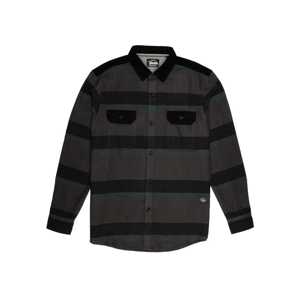 Vissla Creators Jack Eco Long Sleeve Flannel in Phantom - BoardCo