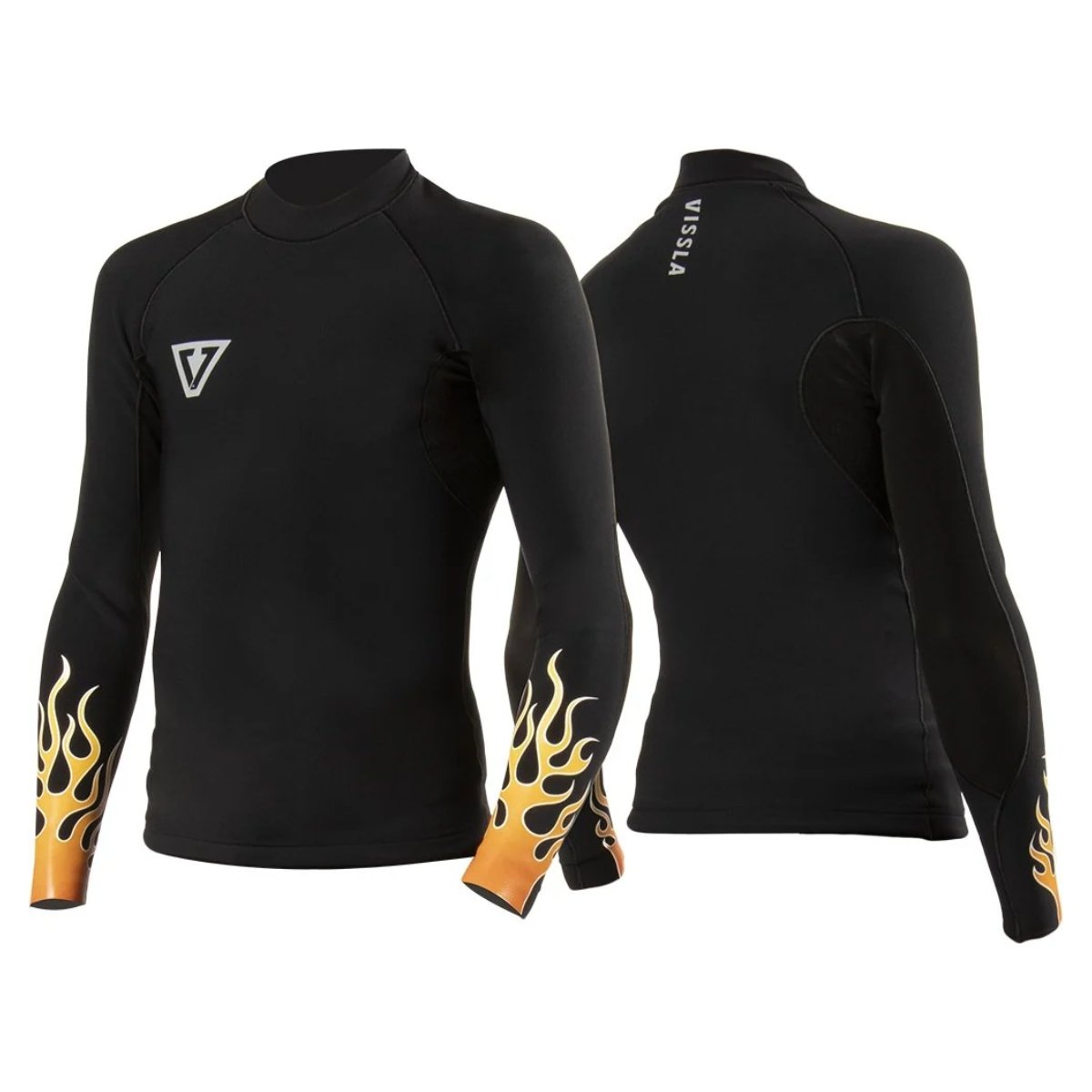 Vissla High Fire Boys 1MM Long Sleeve Jacket in Black - BoardCo