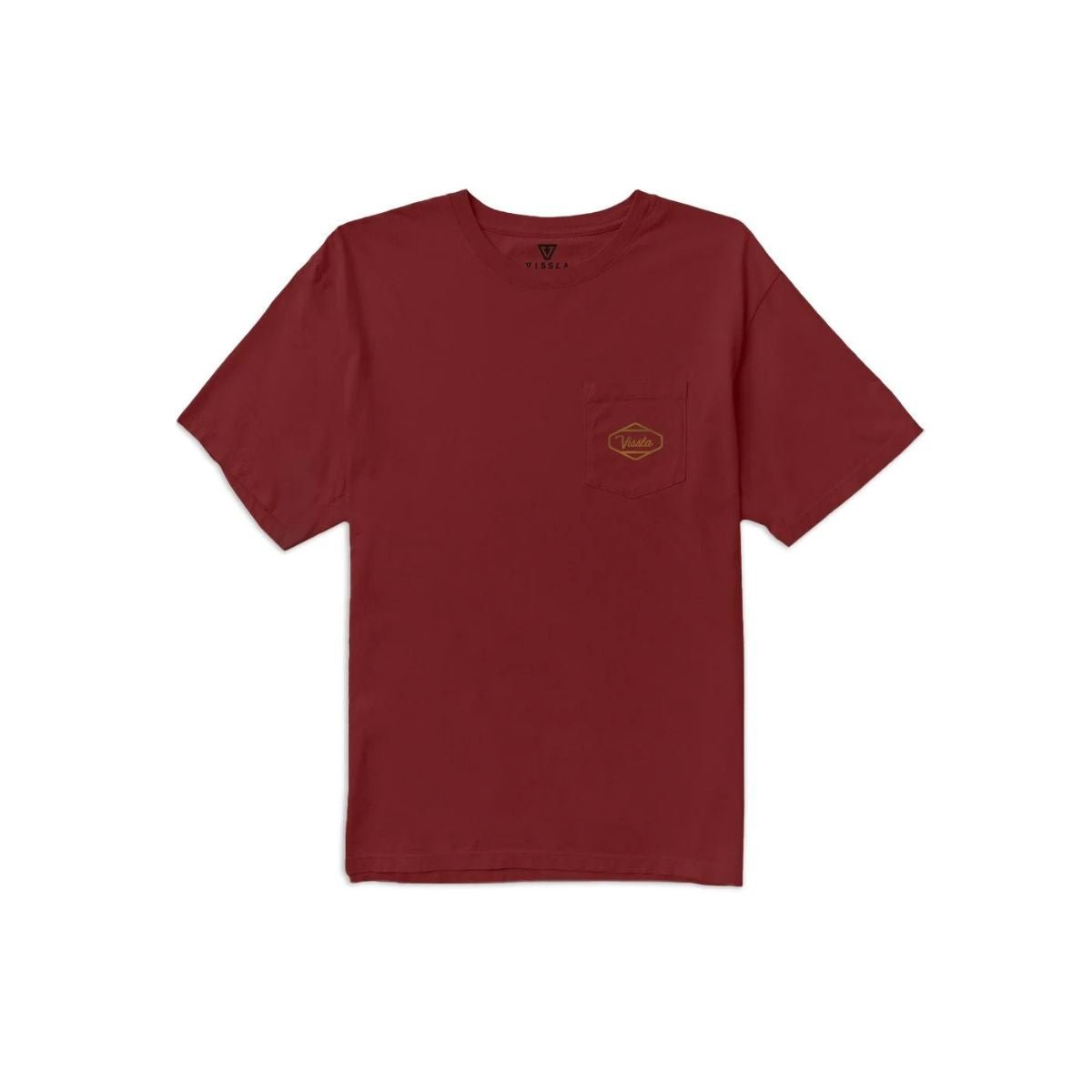 Vissla Magic Hands Premium Pocket Tee in Fired Brick - BoardCo