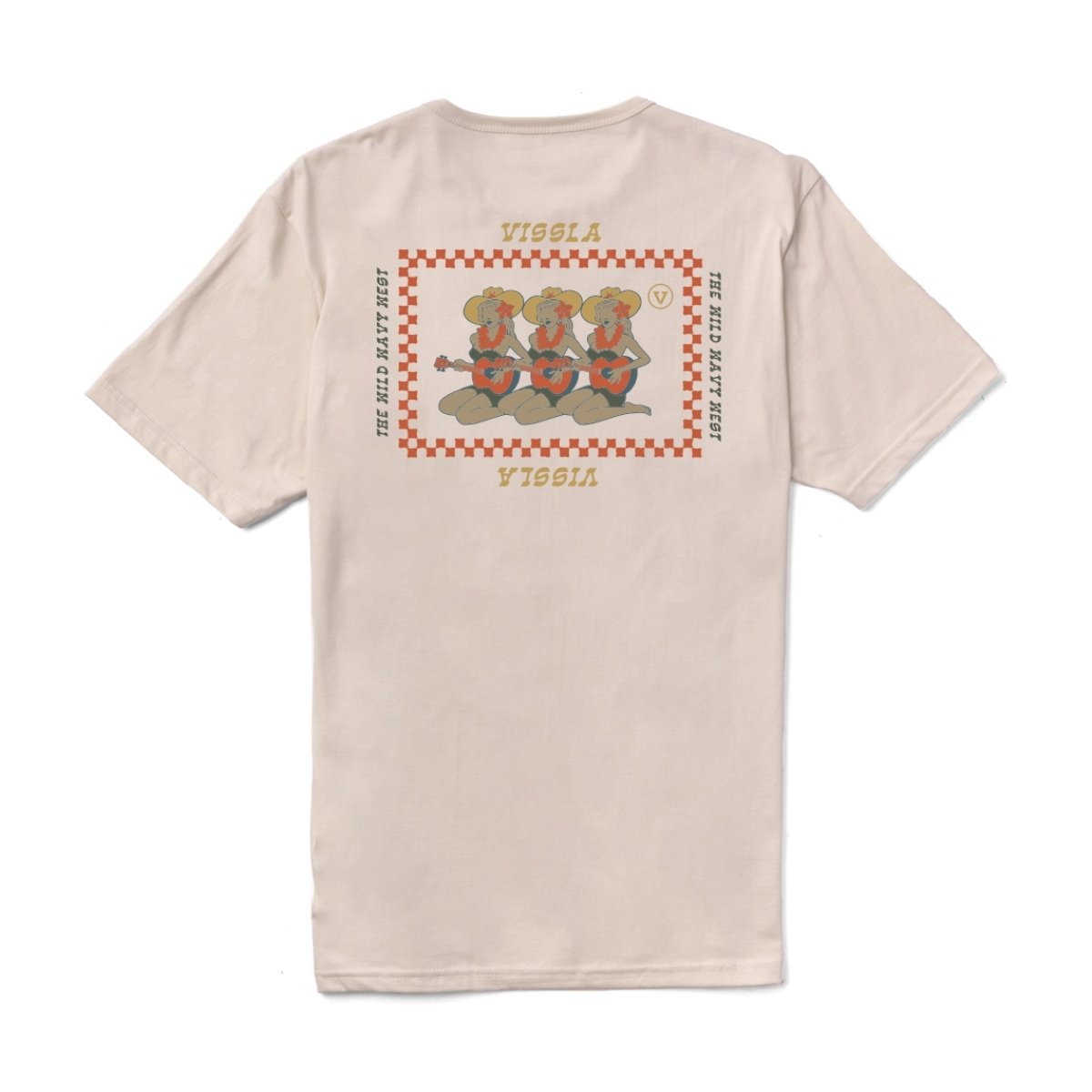 Vissla Soren Sernade Organic Pocket Tee in Bone - BoardCo