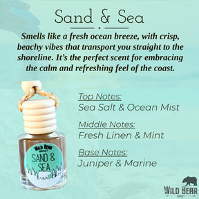 Wild Bear Market Car Freshener - Sand & Sea - BoardCo