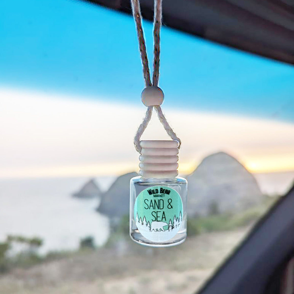 Wild Bear Market Car Freshener - Sand & Sea - BoardCo