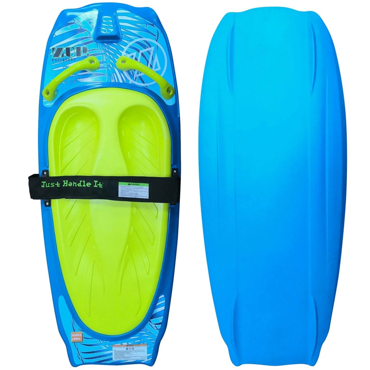 ZUP Handle It Kneeboard Blue with Lime Pad - BoardCo