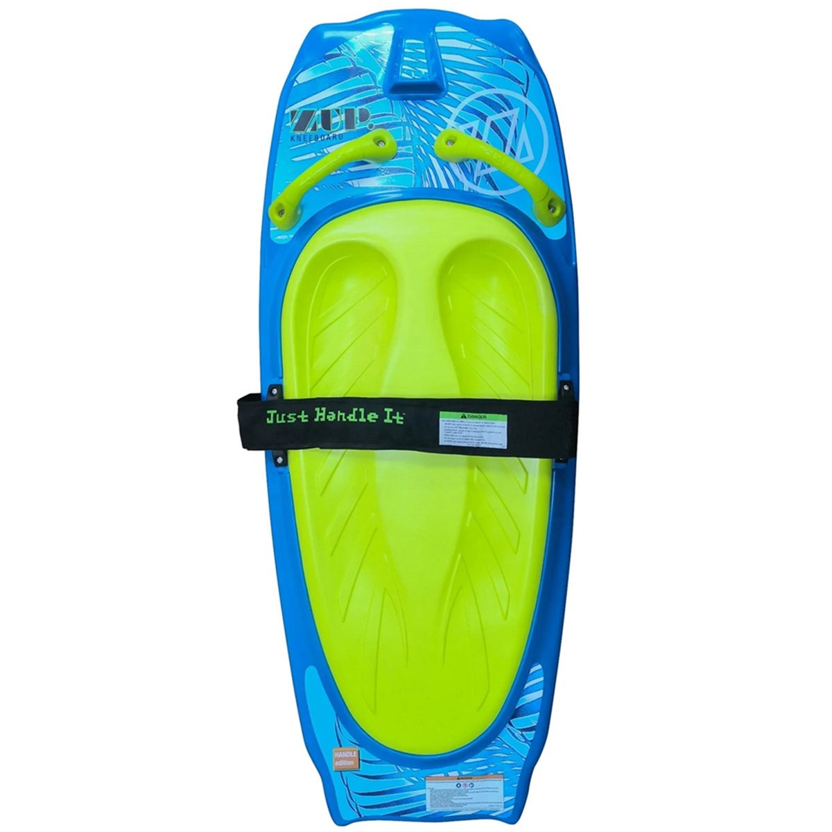 ZUP Handle It Kneeboard Blue with Lime Pad - BoardCo