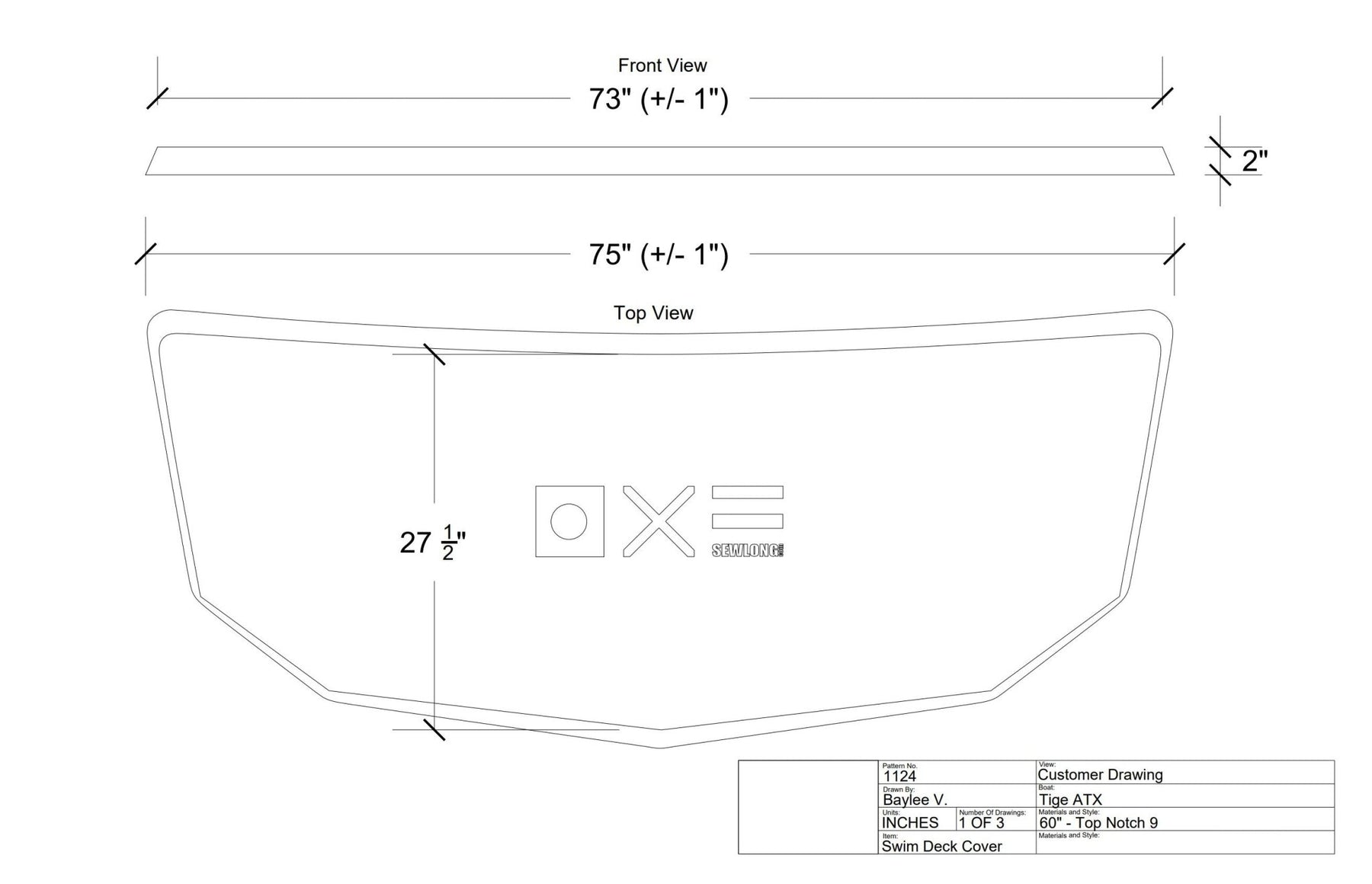 ATX Swim Platform Cover - BoardCo