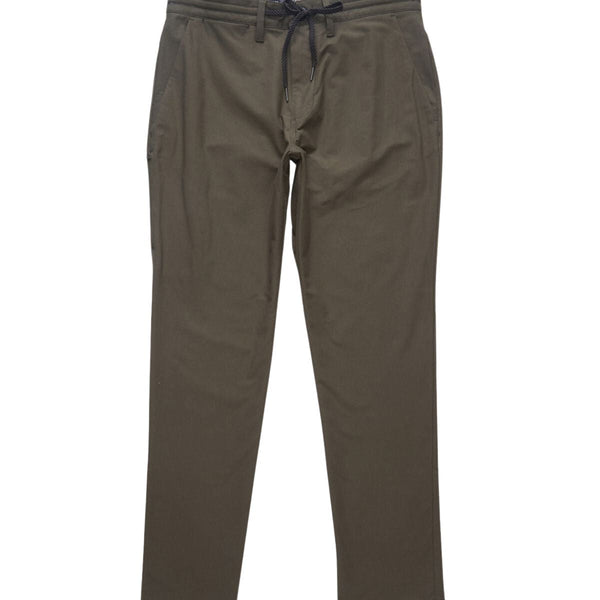 Plain-colored canvas pants with an elastic waistband Okaïdi & Obaïbi