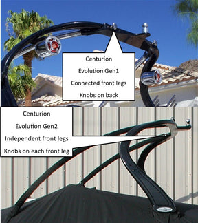 Centurion Evolution (2nd generation) Folding Canopy Top - BoardCo