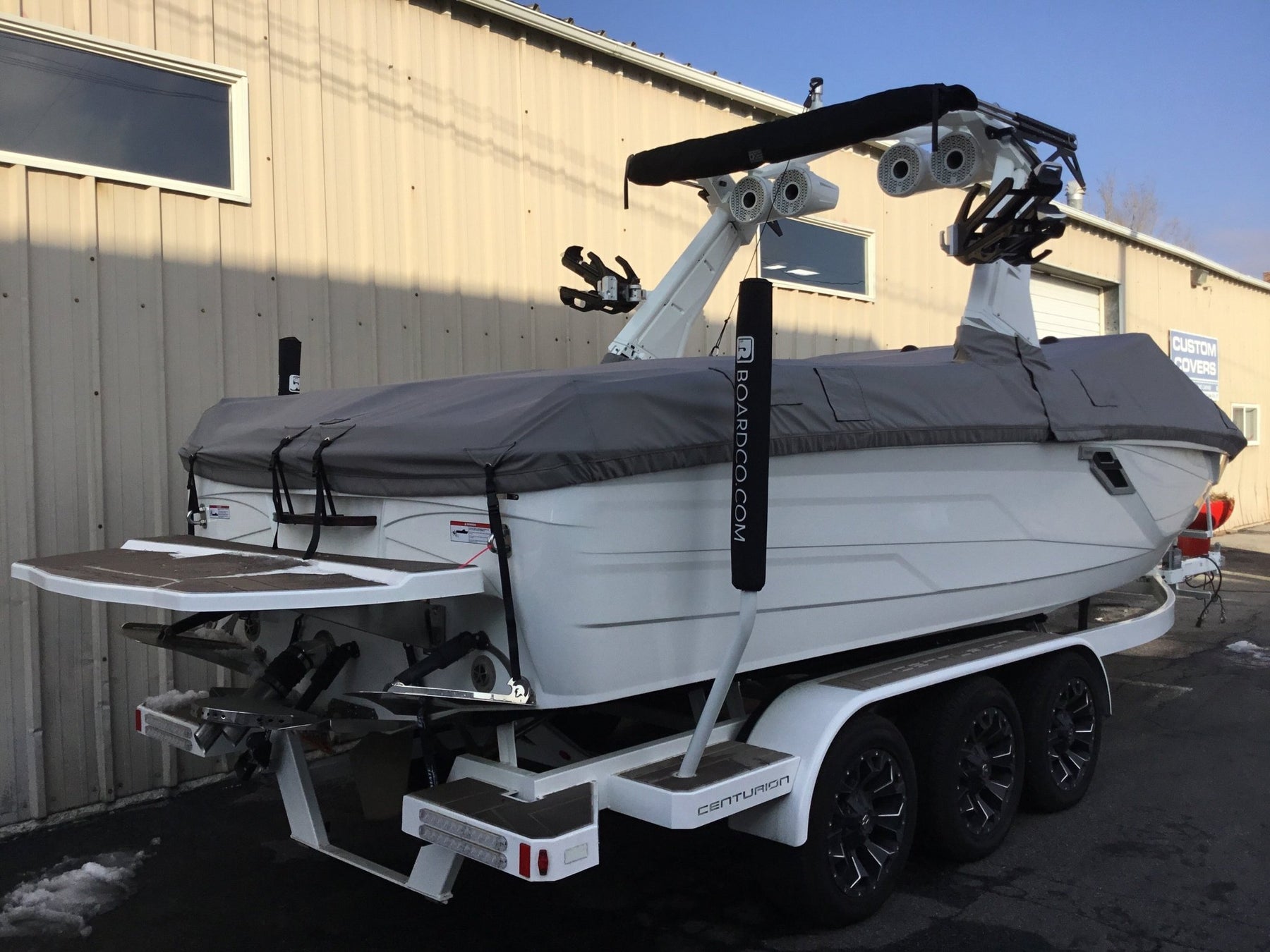 Centurion Ri245 with DropZone Tower Cinch Cover - BoardCo