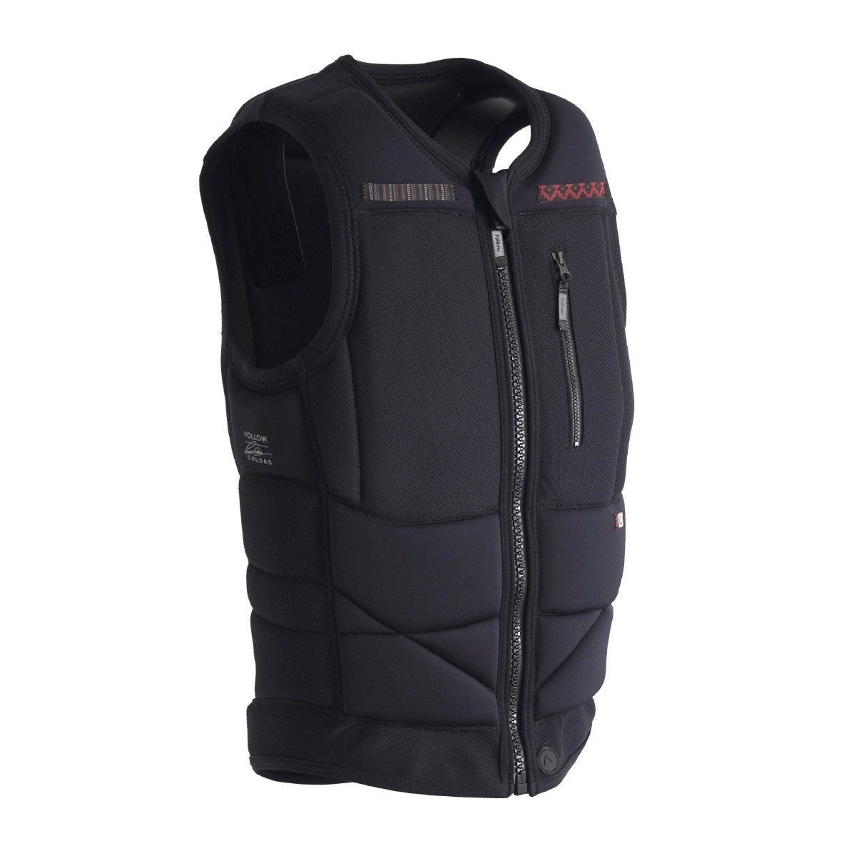 Follow Capiva Comp Wake Vest in Black - BoardCo